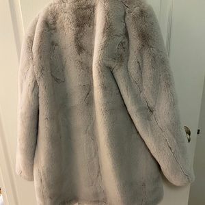 Faux fur coat